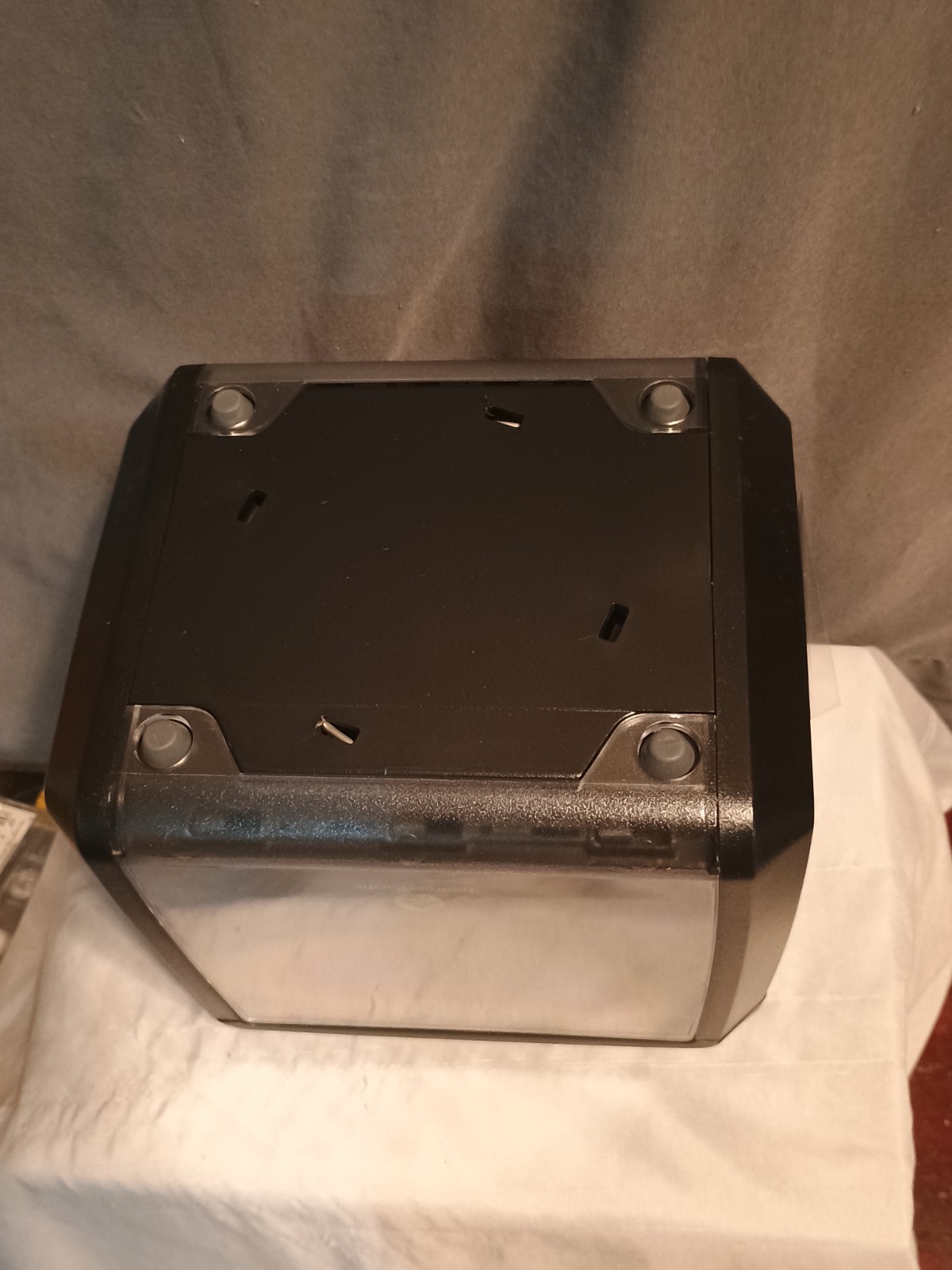 Napkin Dispenser Interfold Commercial Dixie Ultra Black 7.15″ tall 54527A