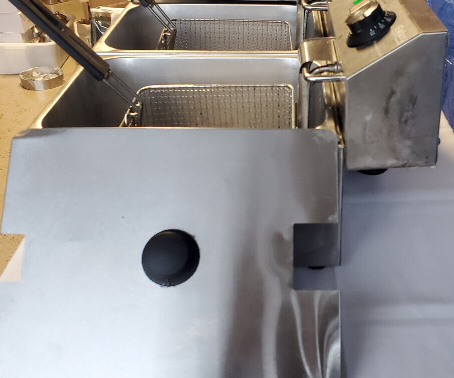 Galaxy Counter Top Dual Tank Fryer