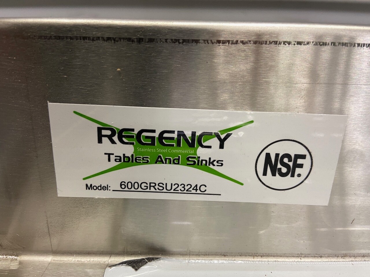 NEW 24″ Under Bar Glass Storage Rack Drainboard Stainless NSF Regency #7242