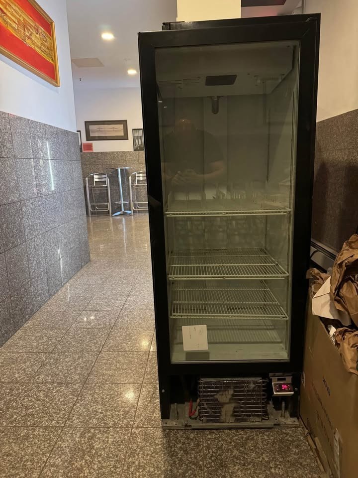 12.8cu.ft Commercial Glass Door Merchandiser Beverage Refrigerator Display ETL