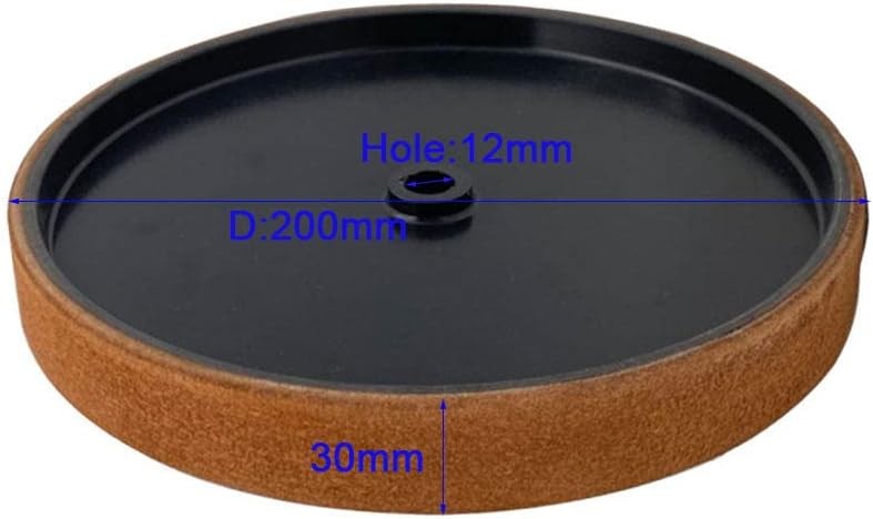 8″Premium Leather ing Wheel for ening and Polishing Knives 12mm Arbor