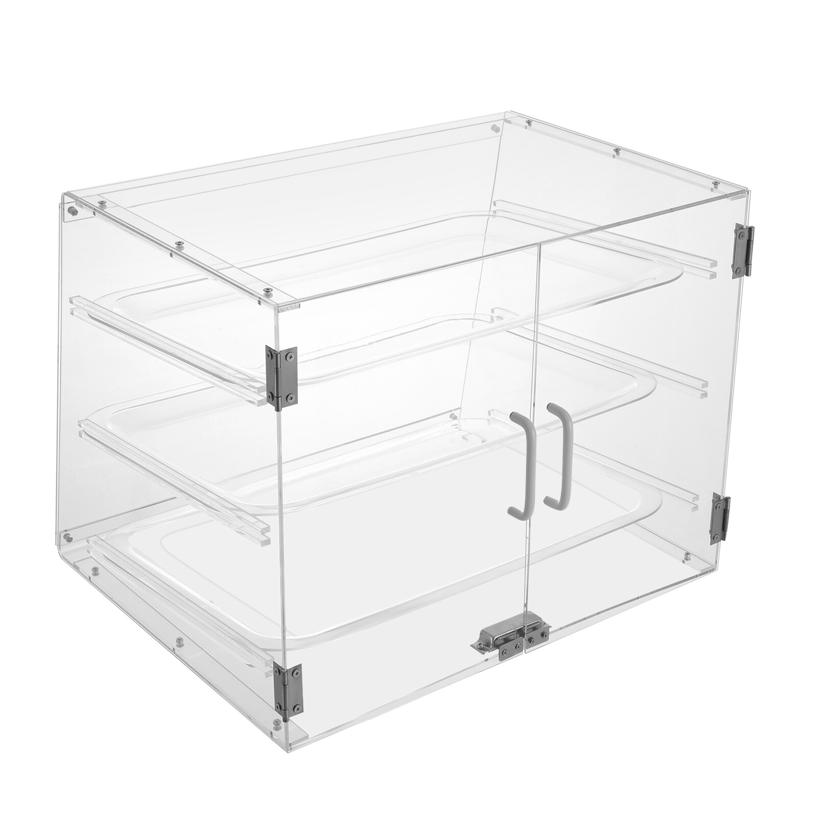 3 Tiers Clear Pastry Display Canbinet&Commercial Bakery Acrylic Display Case New