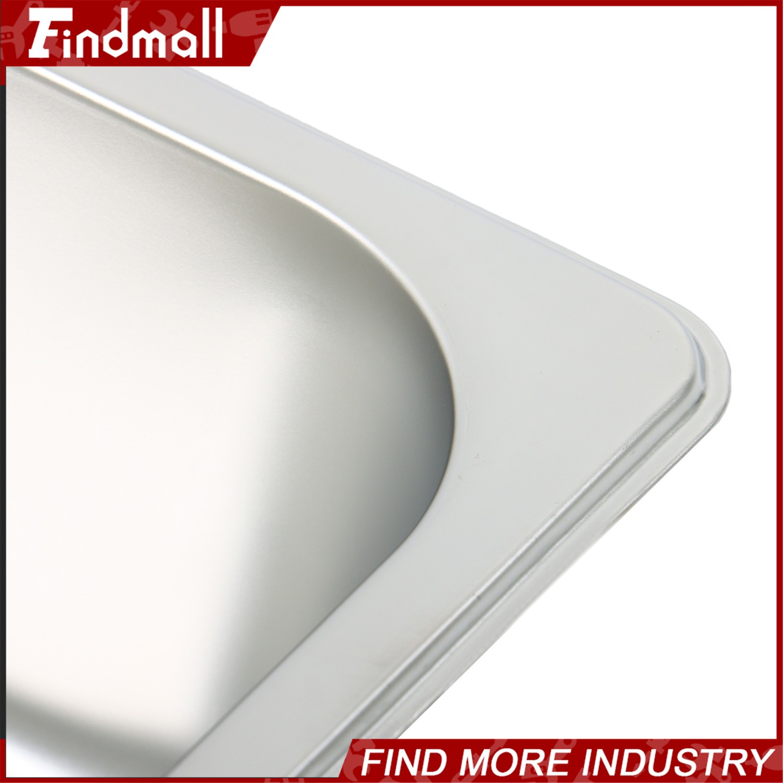 Findmall 4″ Deep Full Size Steam Table Pans w/ Lids 4 Pack Set Hotel Food Buffet