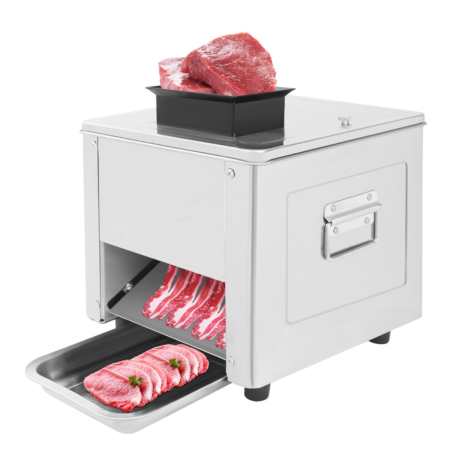 850W Electric Meat Cutter Cutting Machine Stainless Steel for Family, Commercial