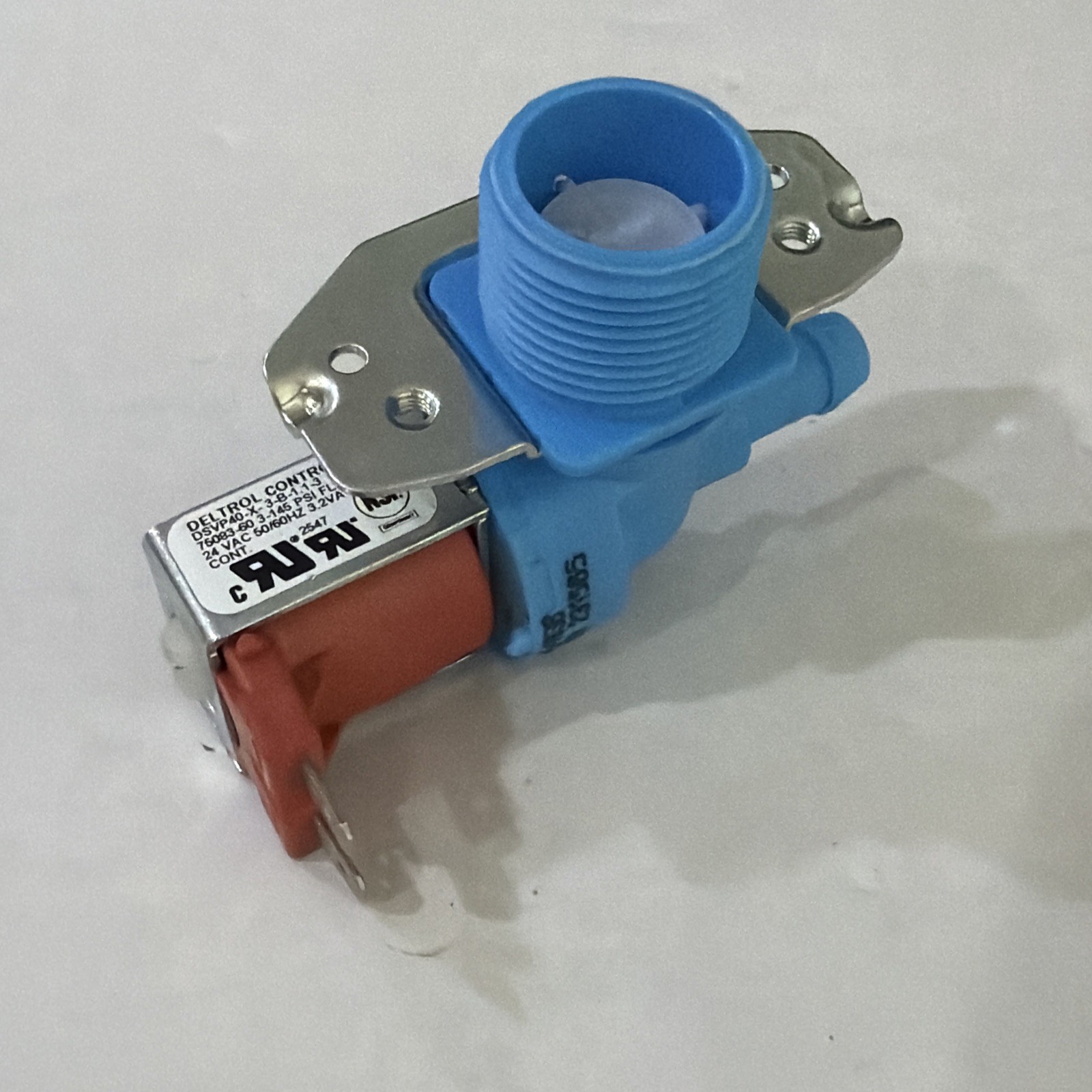 Deltrol DSVP40-X-3-B-1.1-3, 75083-60 Solenoid Valve, Water Fill, 24VAC, 50/60H