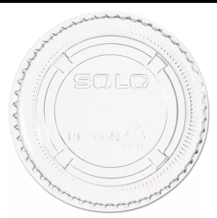 Dart PL200N PET Portion/Souffle Cup Lids – Clear (2500/Carton)