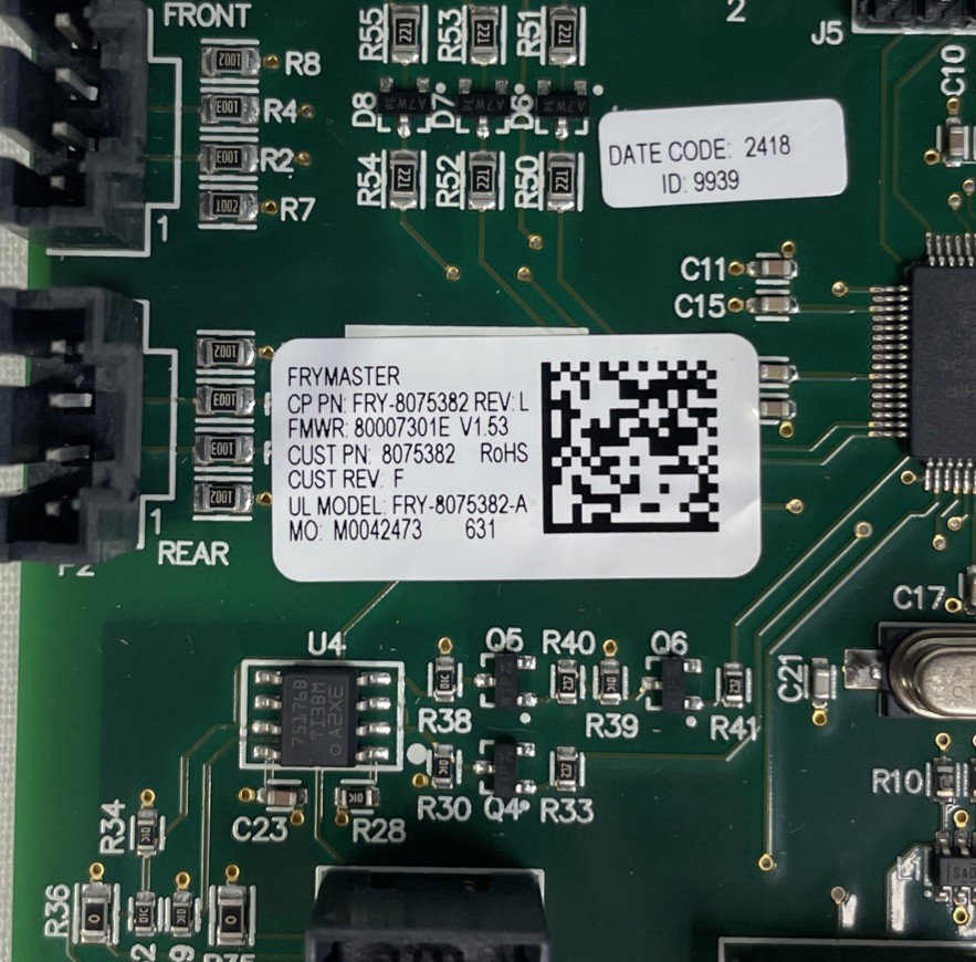 Frymaster 8075382 Master Control Board