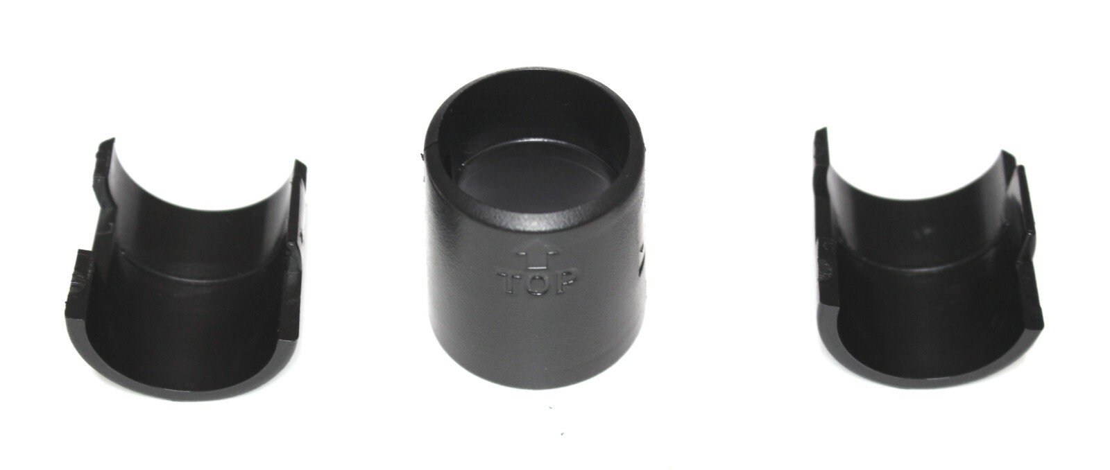 1″ Diameter Wire Shelf Clips Shelving Split Sleeves Lock Locking Plastic Bulk
