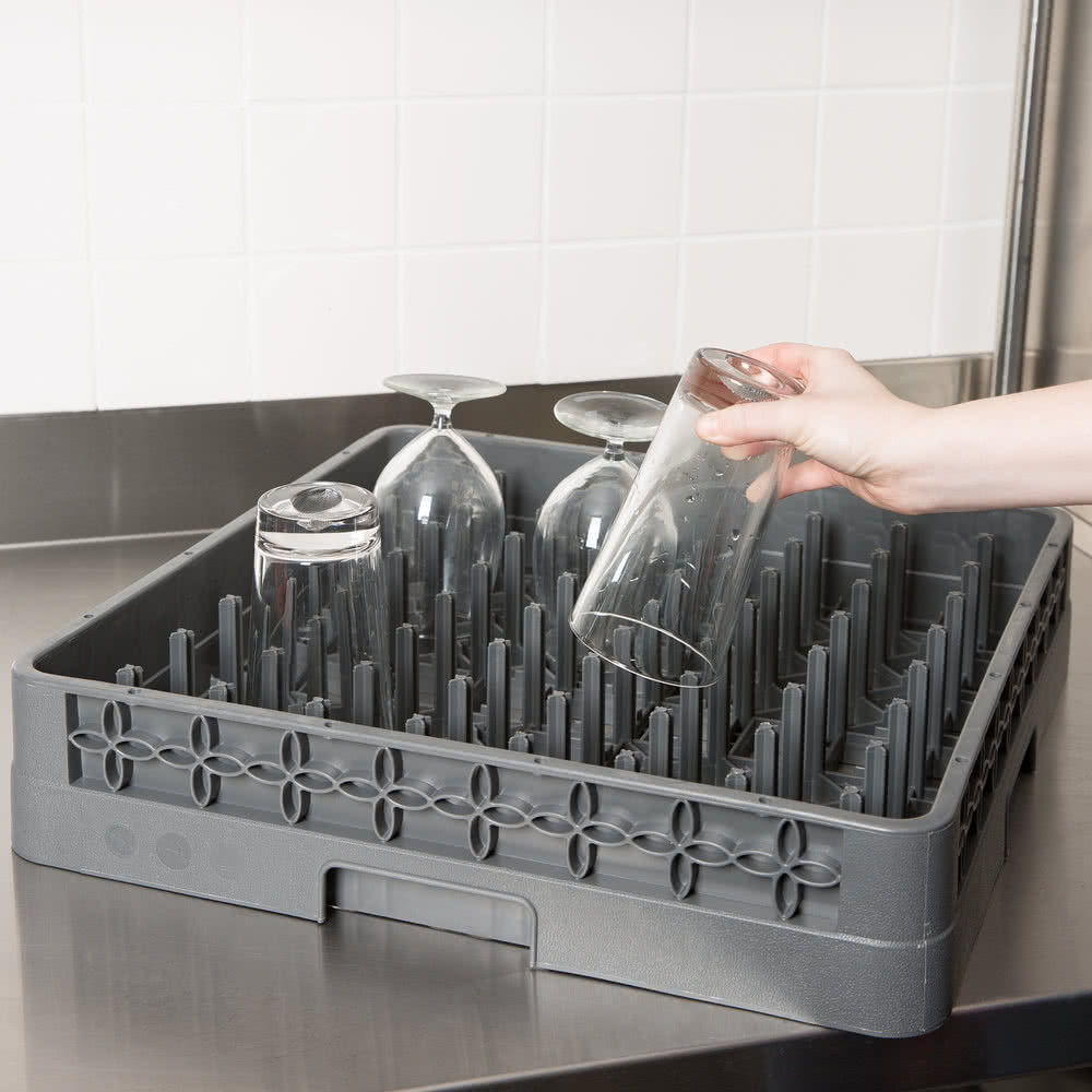 SET of 3 Commercial Restaurant Dishwasher Dish Washer Machine Cup Peg Tray Rack