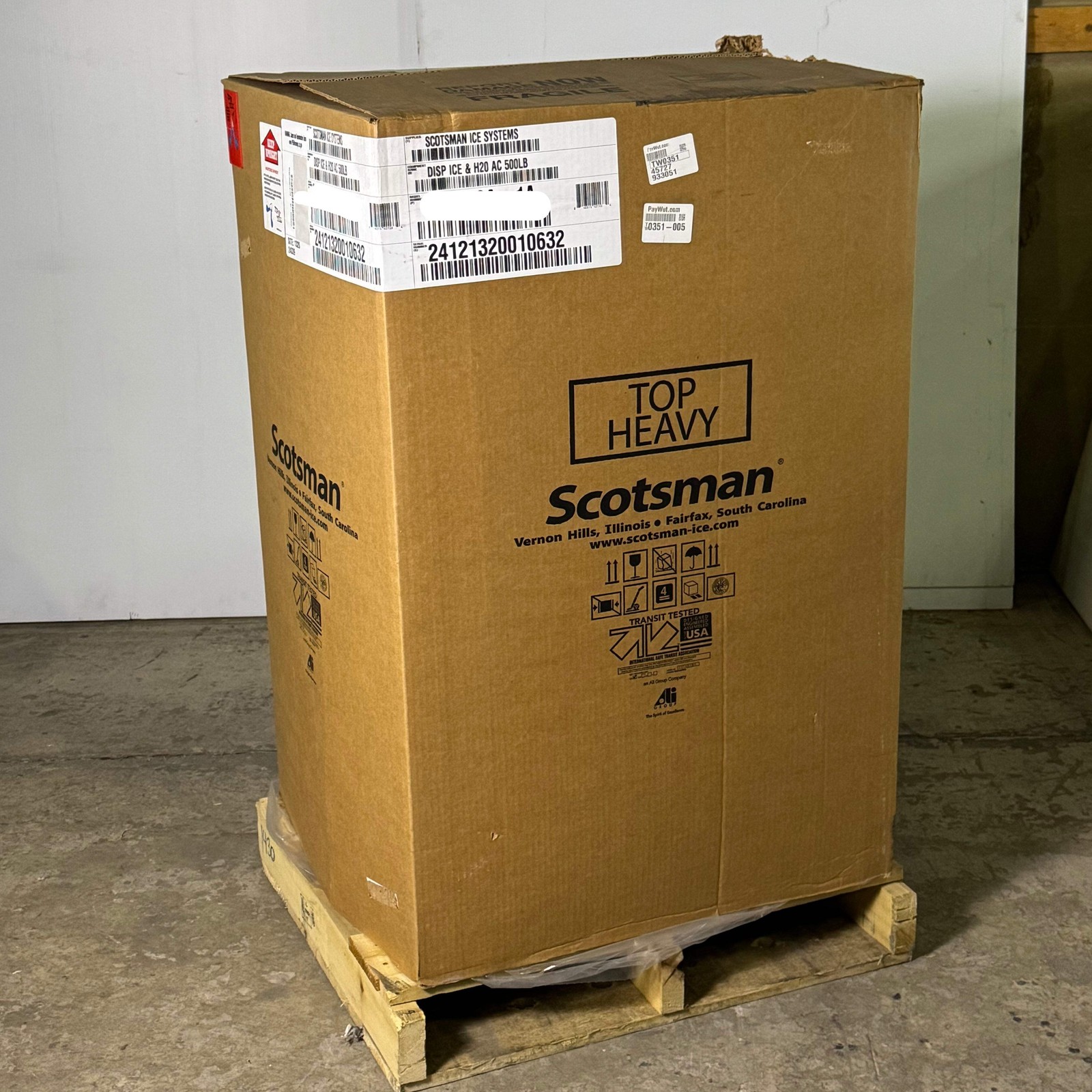SCOTSMAN Meridian Countertop Air Cooled Ice & Water Dispenser HID312A-1A (New Ot