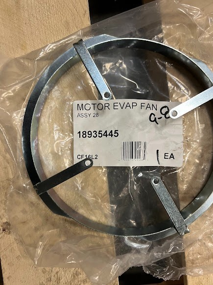 Avantco 18935445 Evaporator Fan Motor Assembly for BVAC-28 and WVAC-28 Series