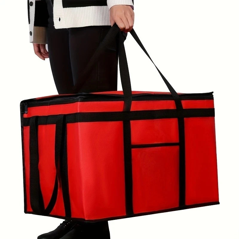 Commercial Insulated Meal Delivery Bag Large-Capacity PET Pizza Bag