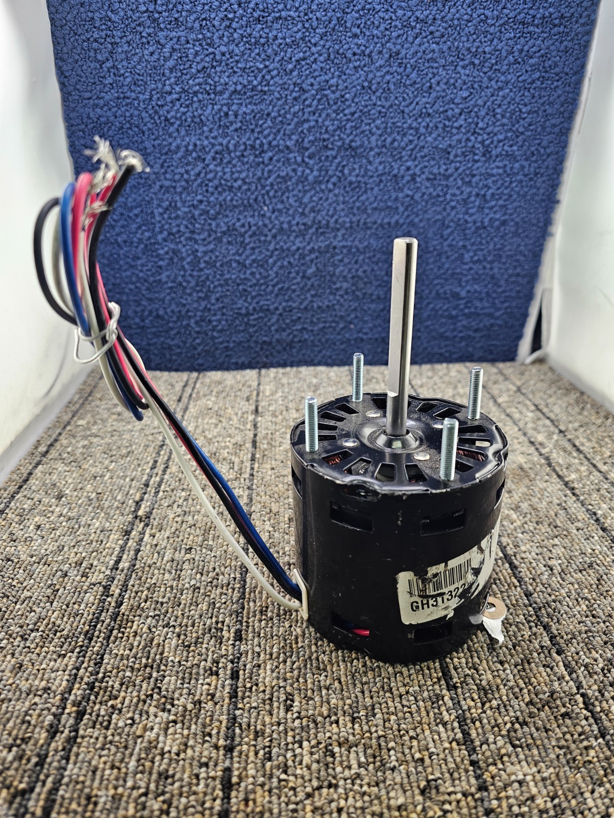 GREENHECK 313224: 1/30 HP, 3-Speed Thru-Bolt Fan Motor 115V, 60Hz, 1 Phase