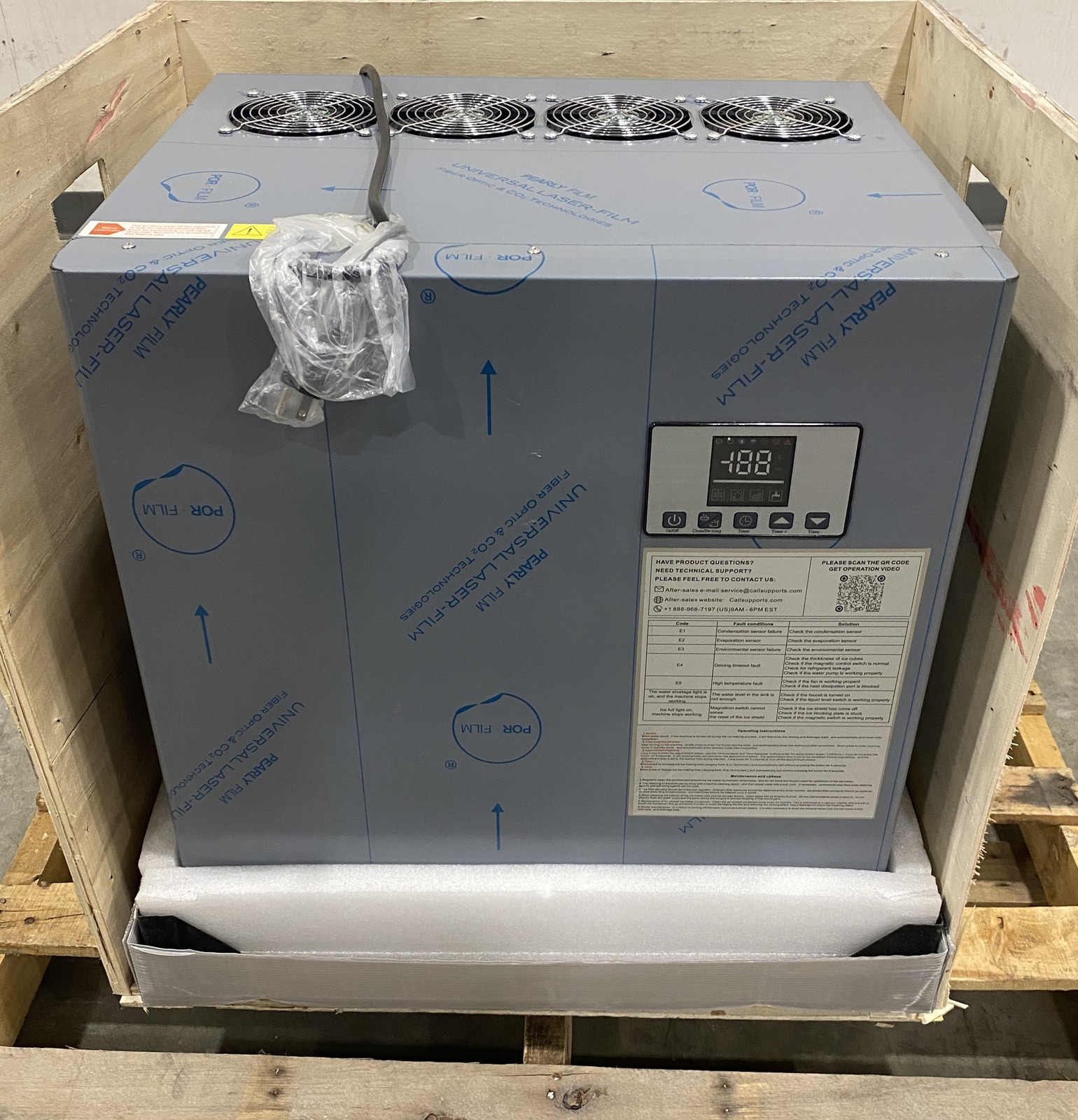Air Cooled Ice Maker Head Assembly 115V 550lbs/24h CIM-2100F