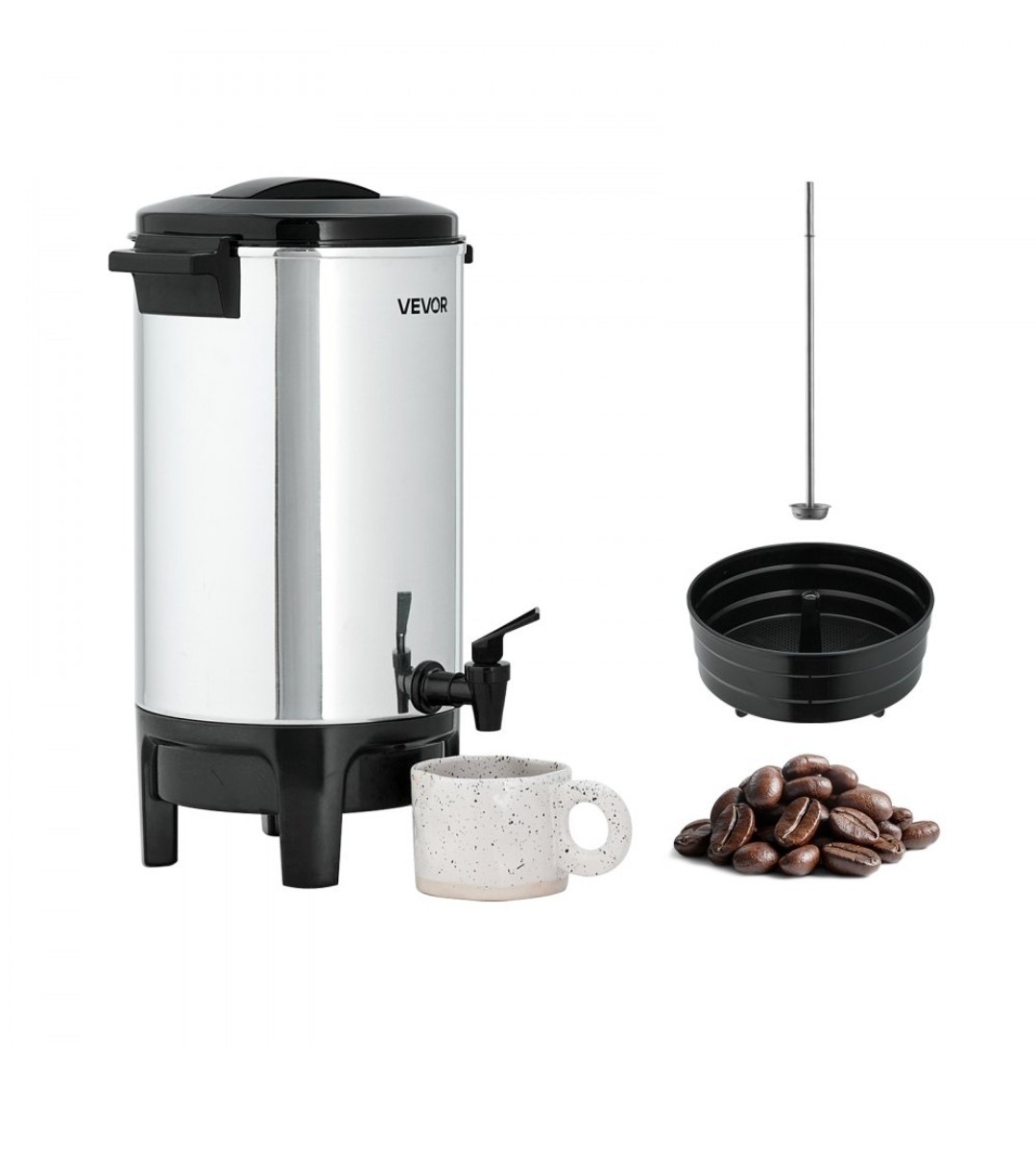 Vevor 30 Cup/4.5L Coffee Urn, Dripless