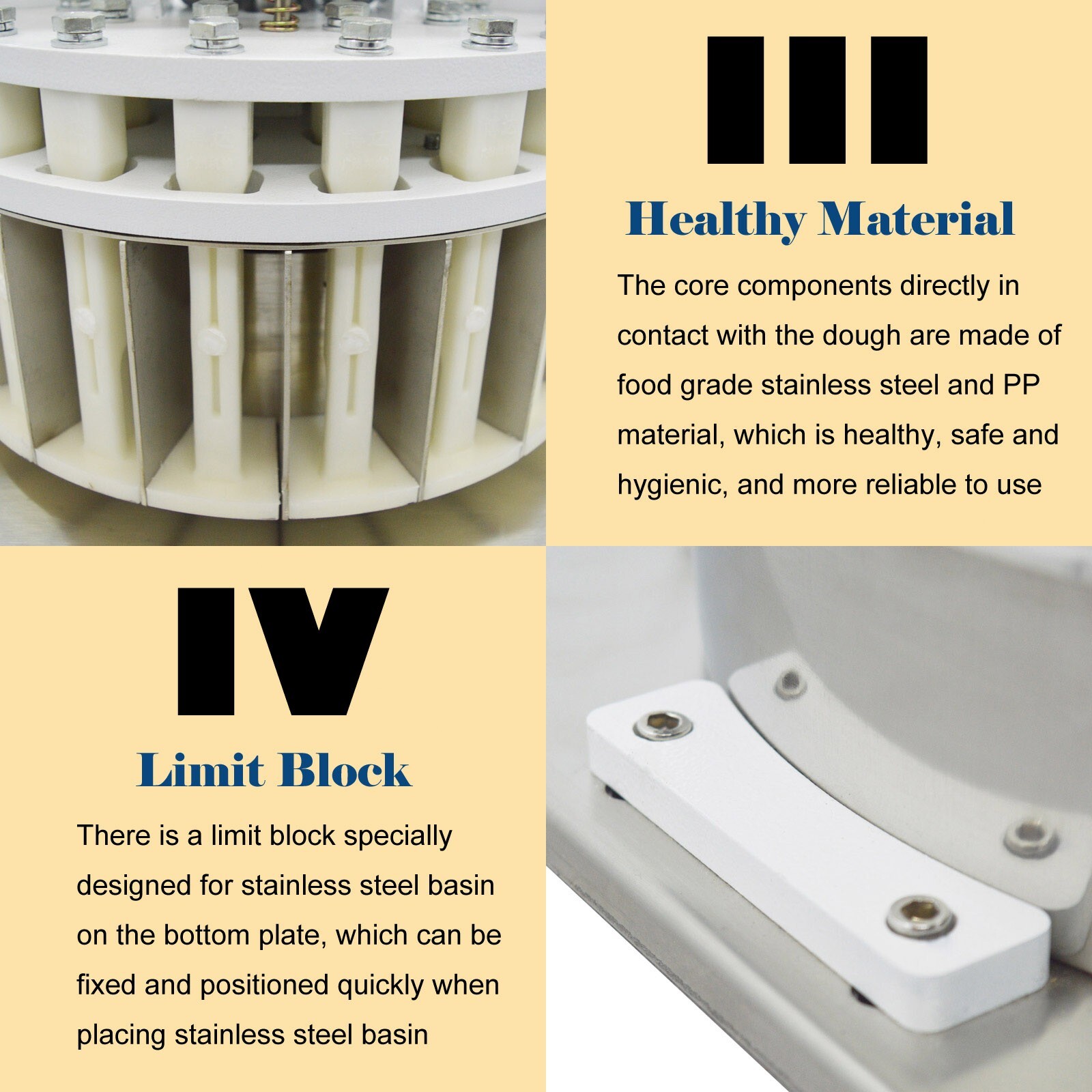 Commercial Table Top 40PCS Manual Dough Dividing Machine 0.95oz-5.08oz