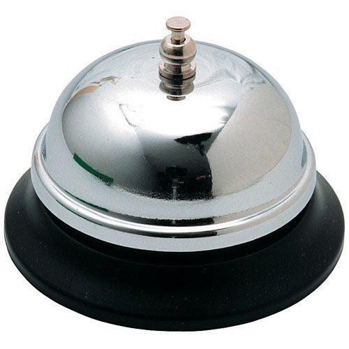 Metal Hotel Reception Desk Service Bell Call Ringer Butler Reception Waiter