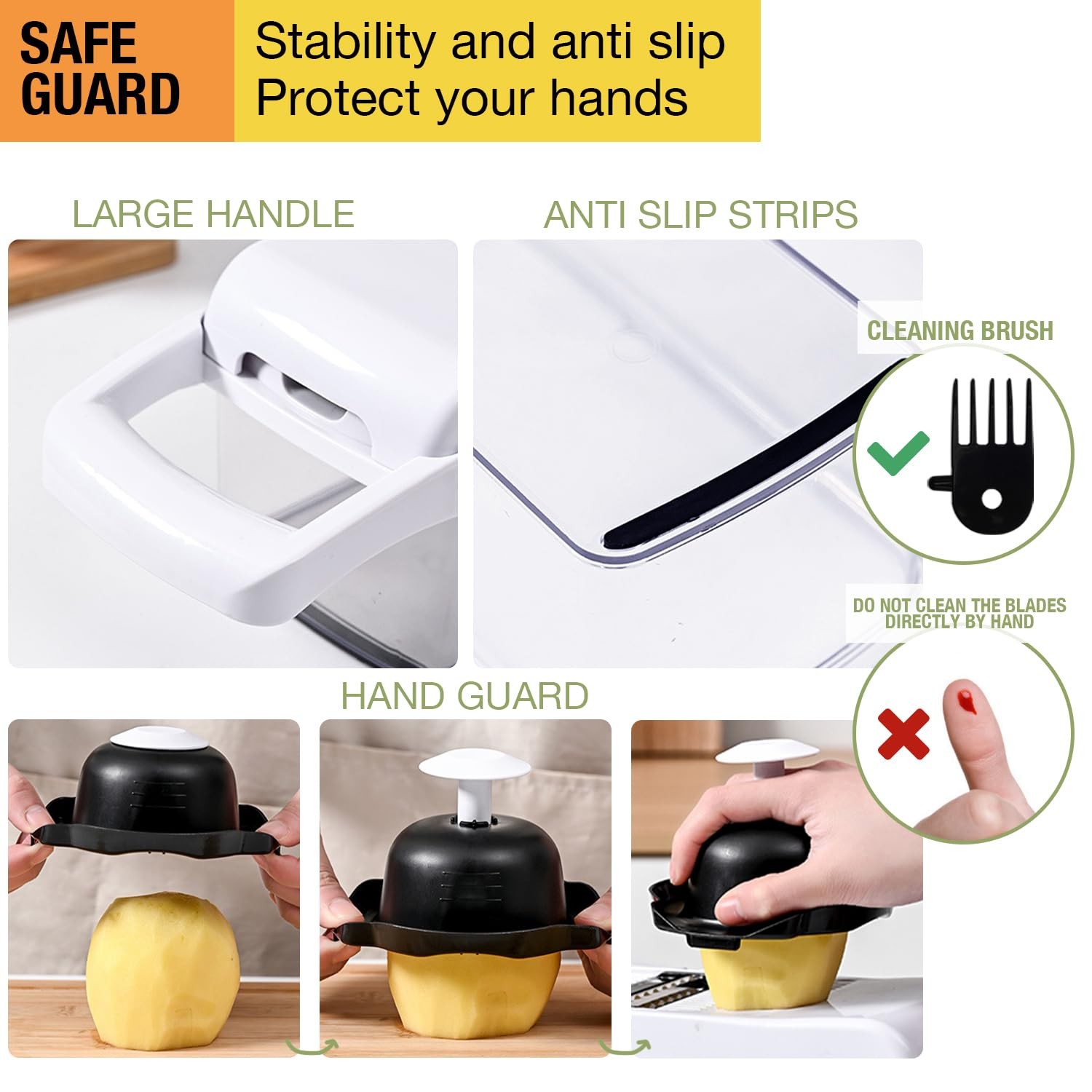 22 in 1 Vegetable Chopper, Multifunctional Food Chopper Dicer One size, White