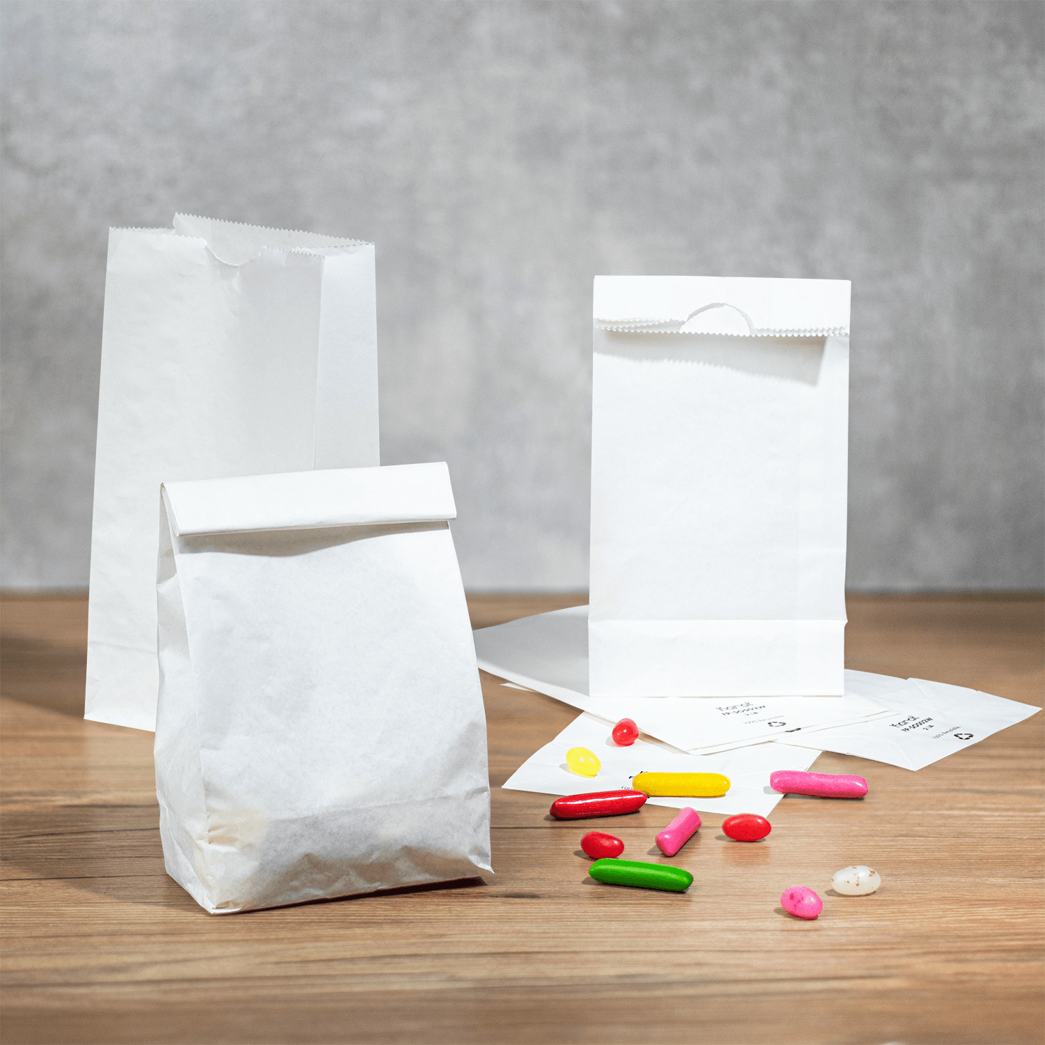 Karat White Paper Bags, 2 lb, 2000 ct – White Paper Grocery & Lunch Bags