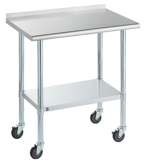 Stainless Steel Prep Table 24/36/48/60/70» NSF Commercial Kitchen Work Table