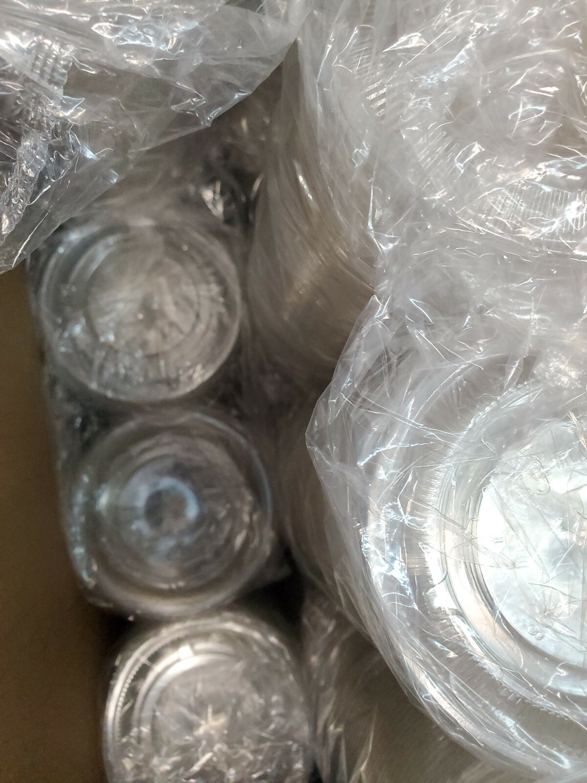 16oz Clear Plastic Cup With Lid