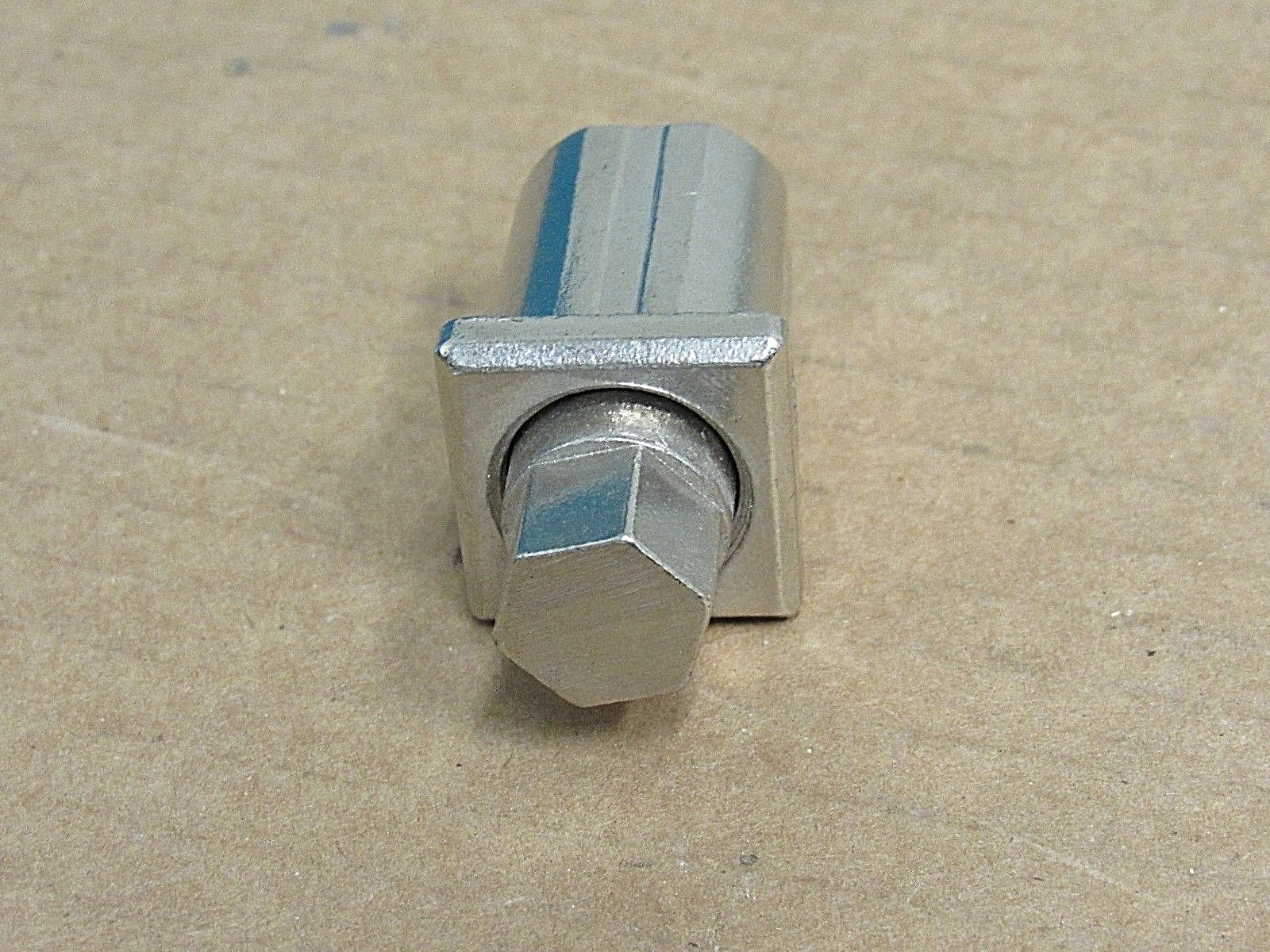 RESTAURANT EQUIPMENT NICKEL PLATED ADJUSTABLE FOOT LEG INSERT A14-0221-C 1-1/64″