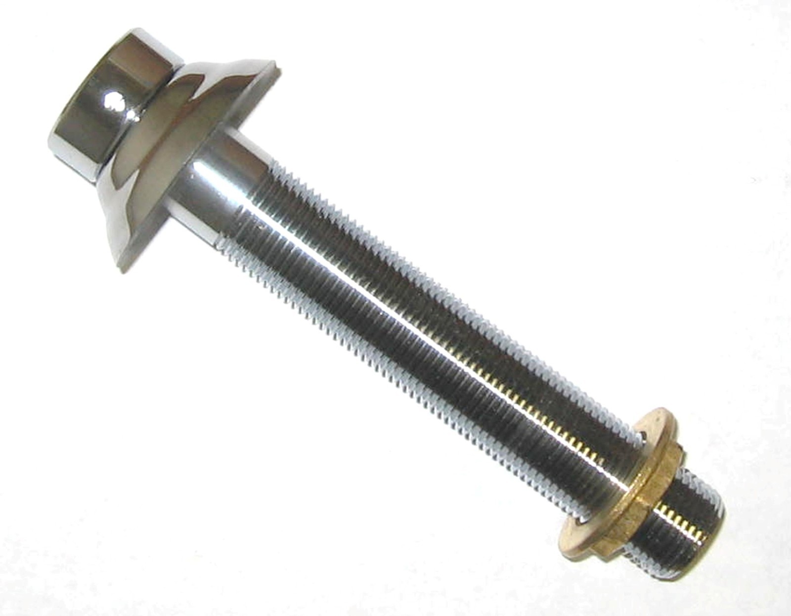8″ SHANK – Beer Parts – Kegerator Tap Keg Shank – STAINLESS STEEL FLANGE -4338AF