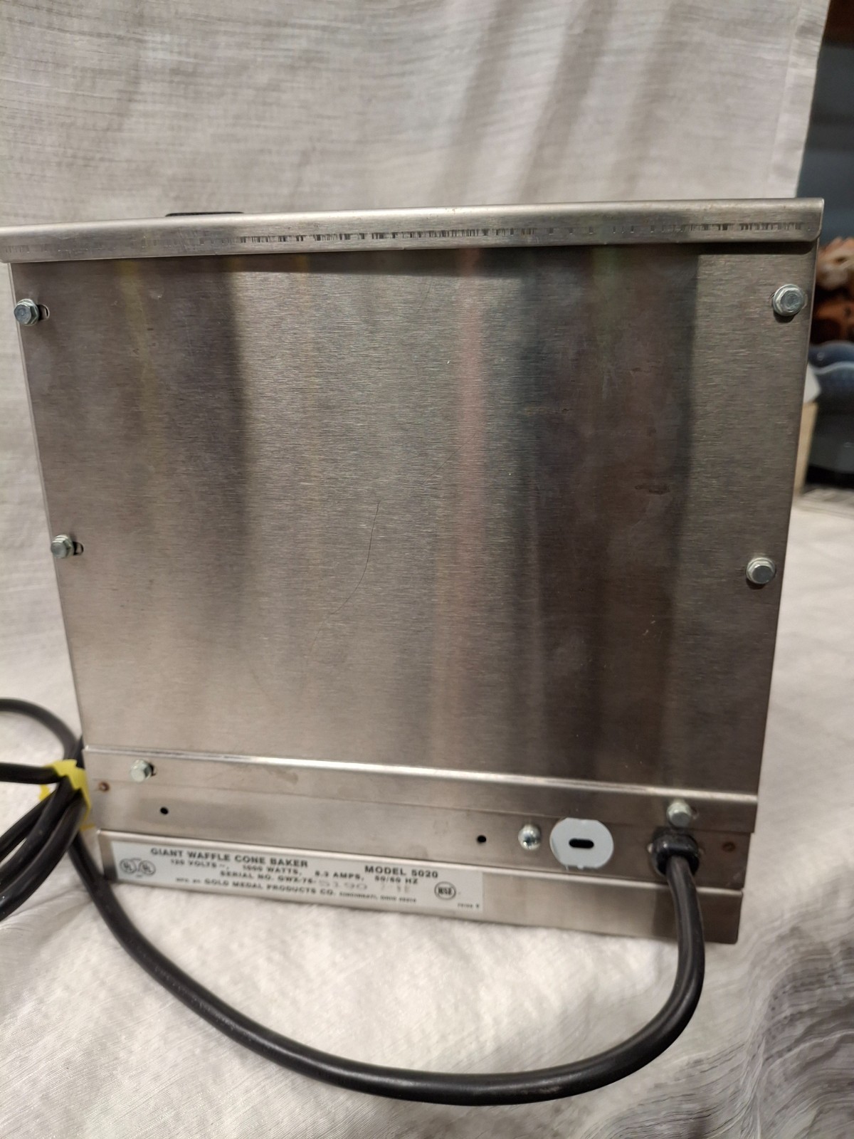Gold Medal Funfood Equipment Countertop Baker Waffle Crepe Unit Model #5021
