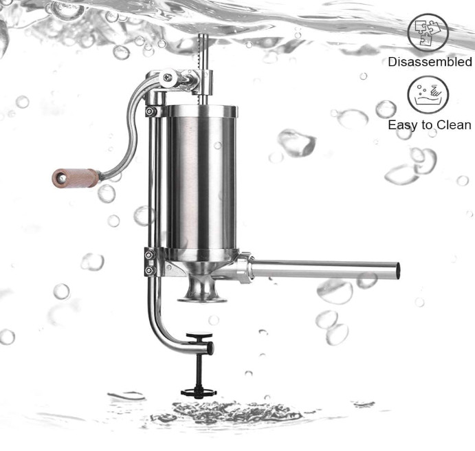 Embutidora de salchichas, máquina vertical de acero inoxidable para embutidos ca