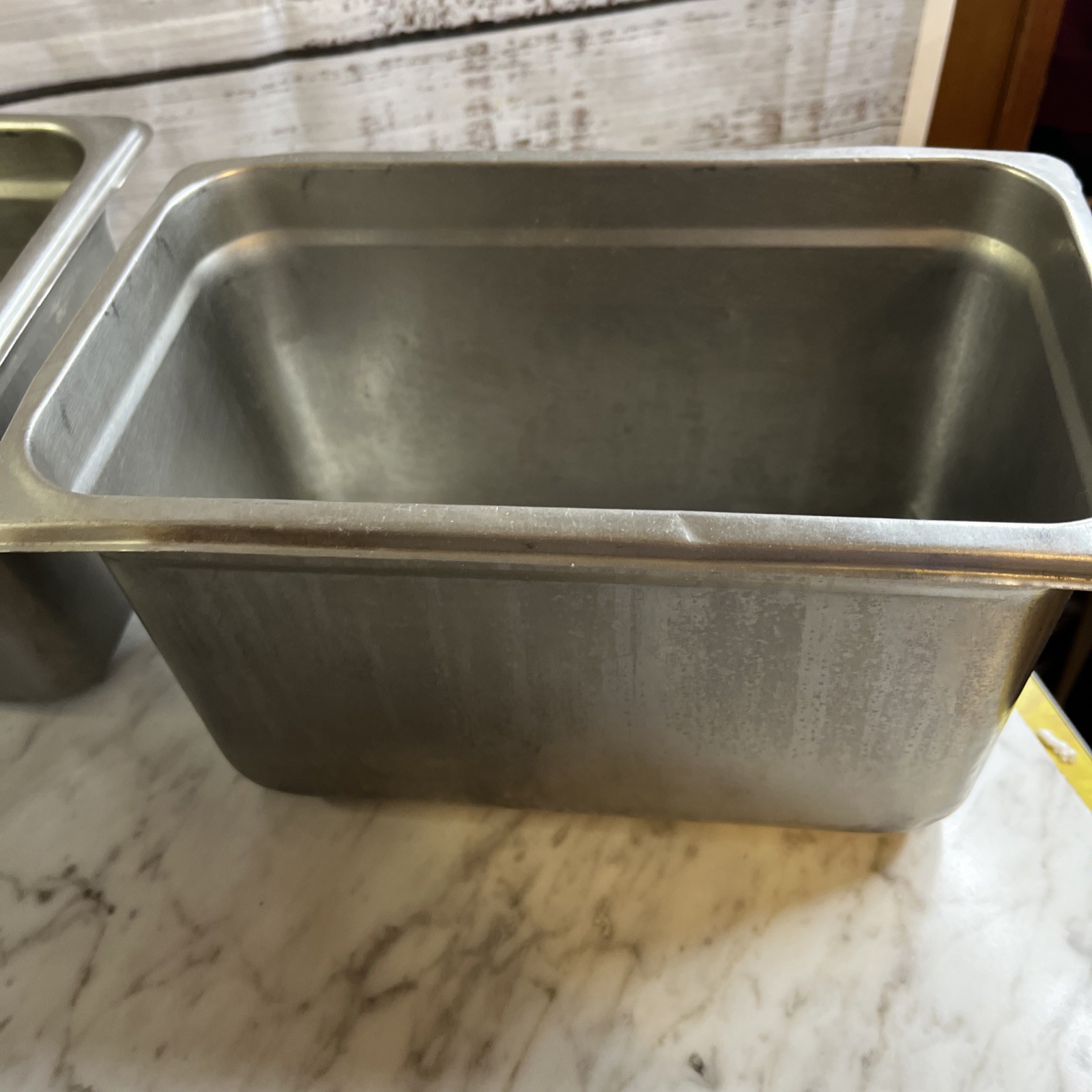 NSF Commercial Metal Pan Lot Stainless Steel 5 Piece 4 8/46 Food Service