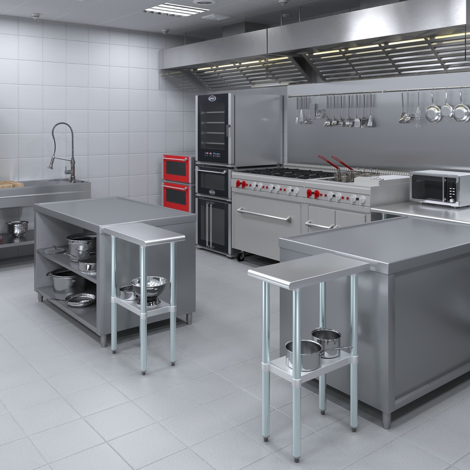 24 in. x 12 in. Stainless Steel Table