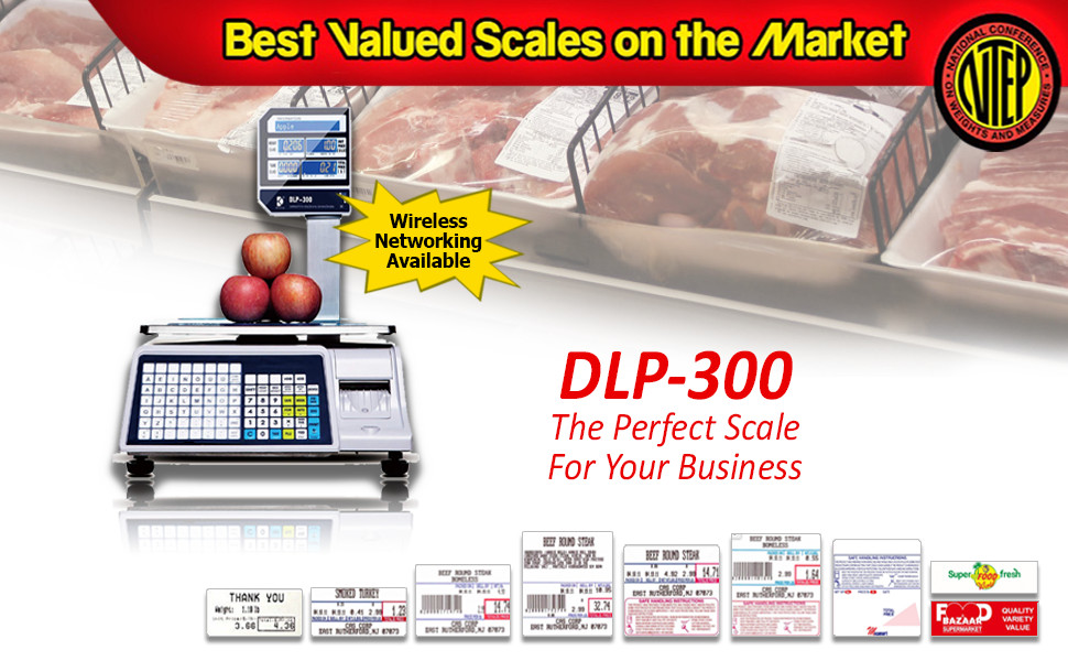 VTS DLP-300 Label Printing Scale Pole Display, 30/60lbs «Brand New»
