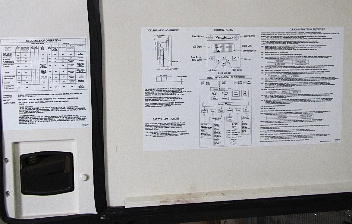 Manitowoc Indigo ID-6060A Full Cube Air Cooled Ice Maker Machine & Bin 650lb/day