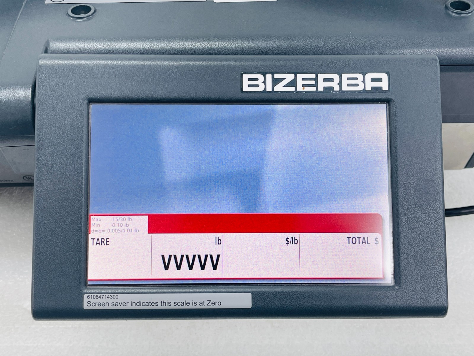 USED – Bizerba KH Series KH II 100 PRO 30 lb. PC Countertop Computing Scale