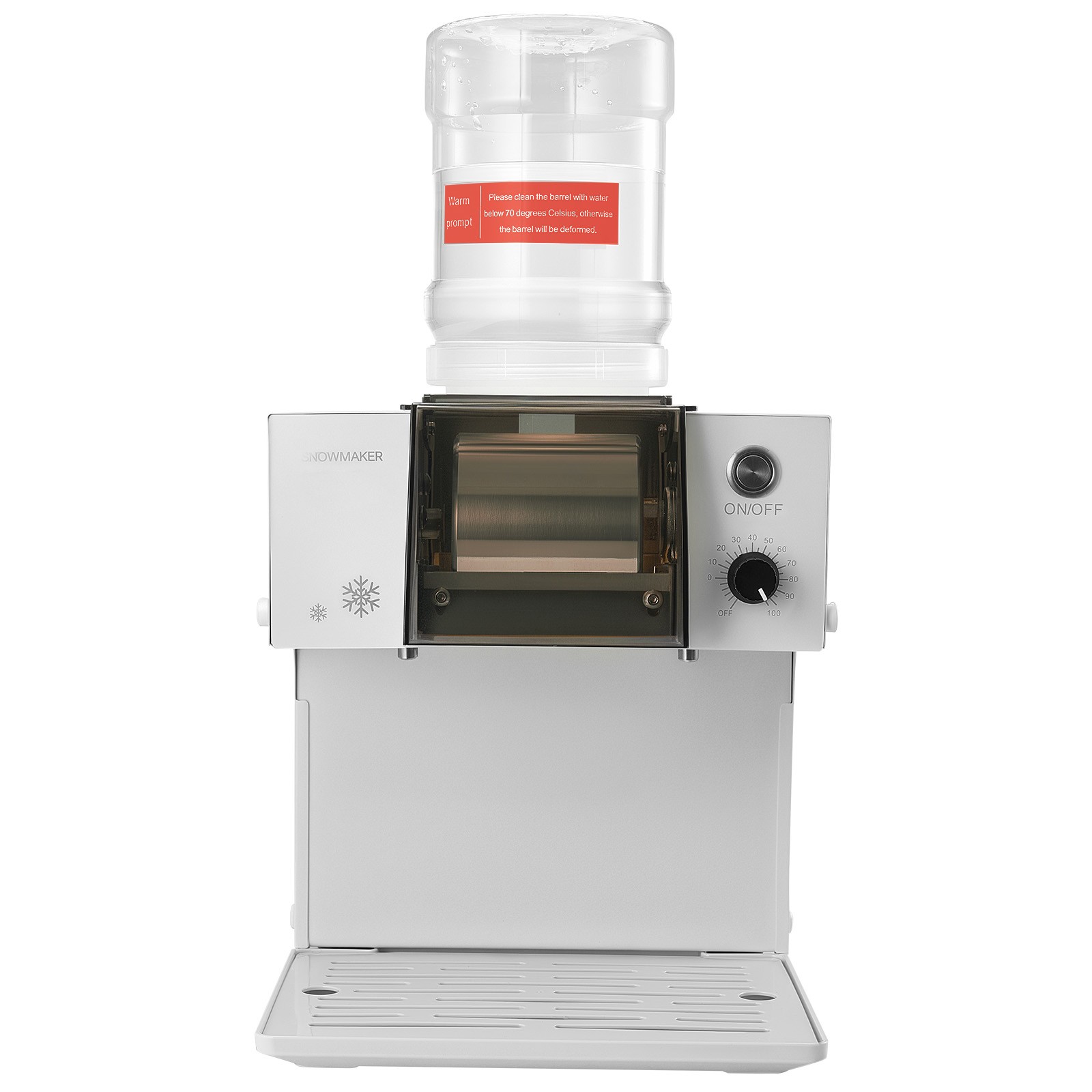 Uimoso Snowflake Ice Maker 132LBS/24H Ice Shaving Machine for Home Party Use