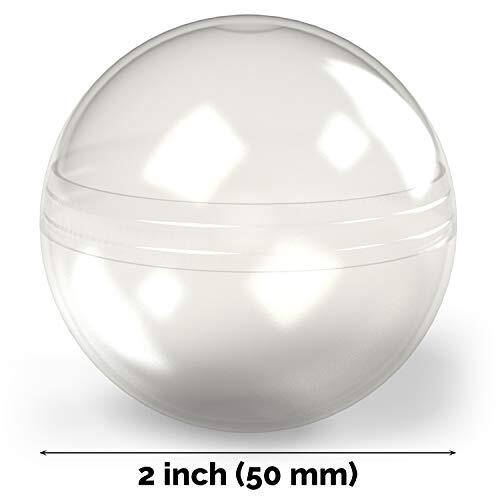 Vending Machine 50pcs Empty Round Clear balls 2″ 50mm – Bulk Capsule for Toy