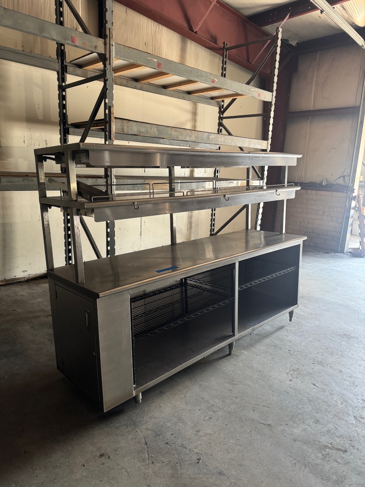 Marshall Air Systems 170525B208 Series 5000 Warming Rack, Work Station/SS Table
