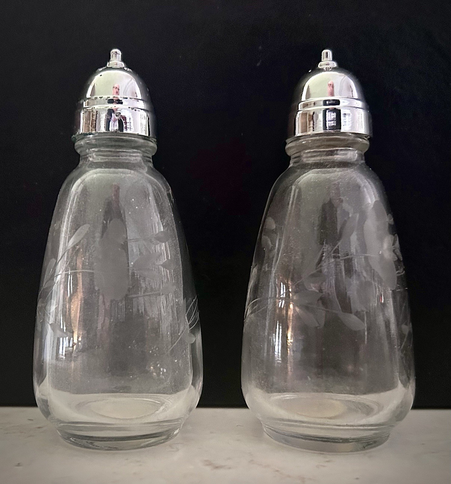 VTG Heinz Restaurant Condiment Caddy Acrylic Metal Diner Tray W/ Salt Pepper Set