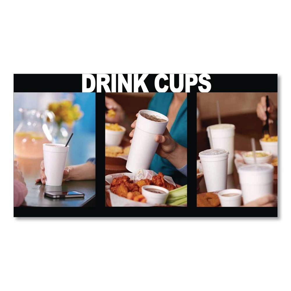 WinCup 221983 32 oz Foam Drink Cups – White (400/Carton) New