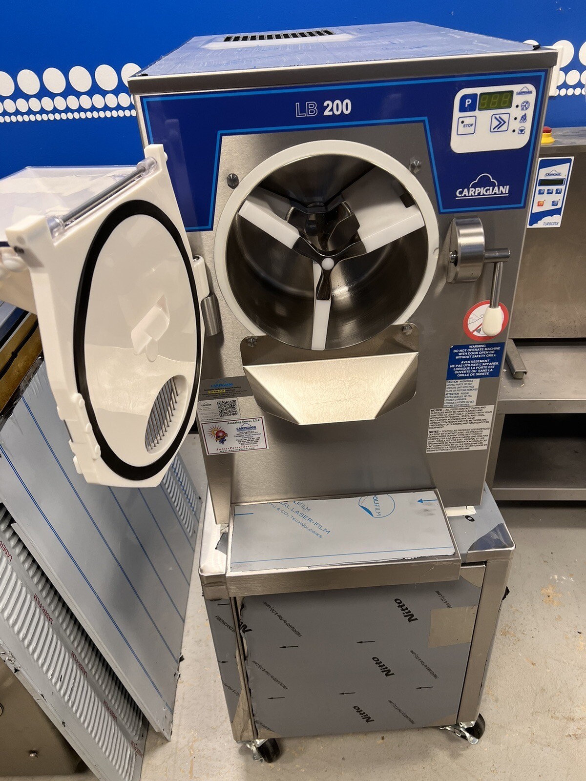 2022 Carpigiani Coldelite LB200G Batch Freezer With Cabinet Gelato Ice Cream