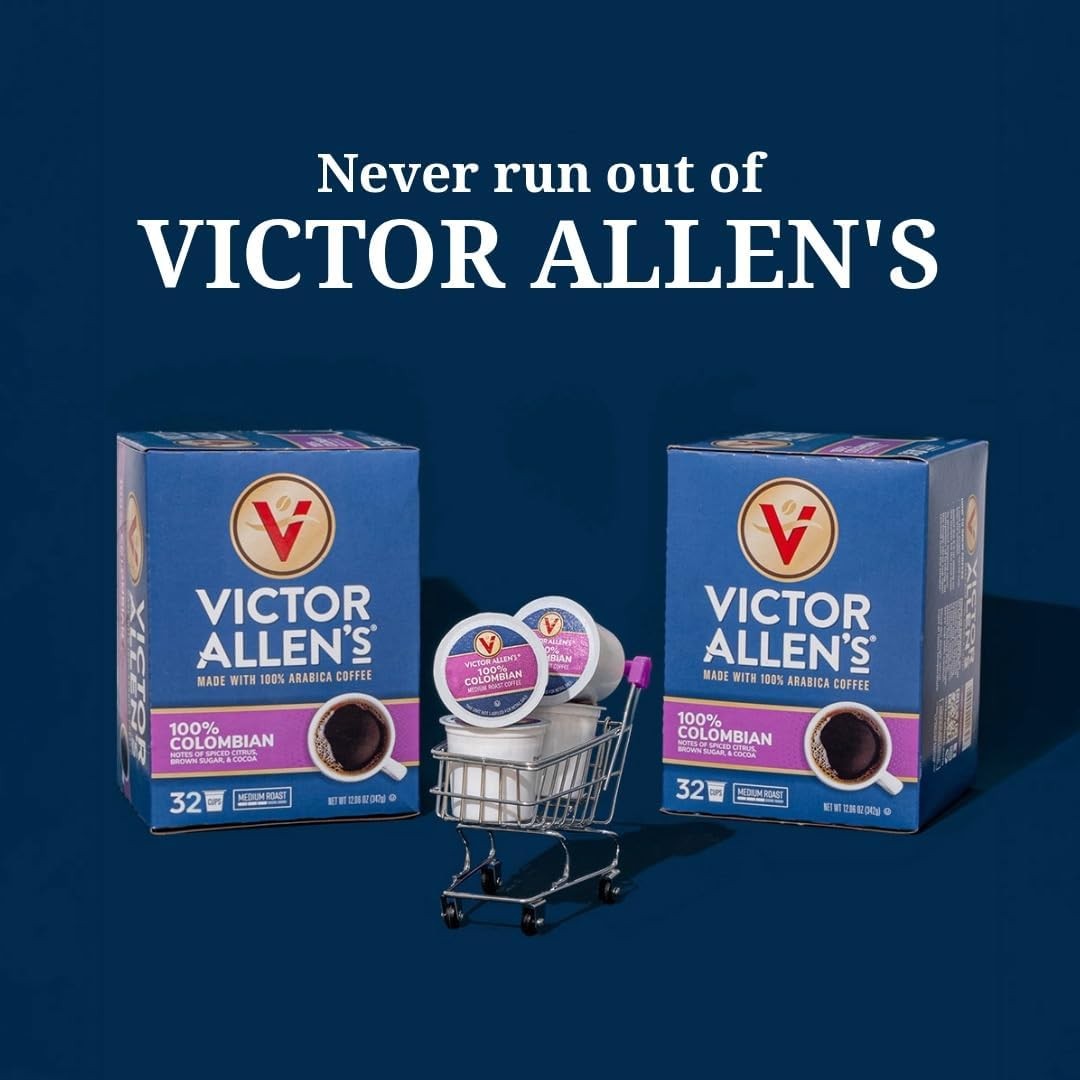 Victor Allen’s Coffee Pods Hawaiian Blend, Medium Roast, 80 Coffee Pods,