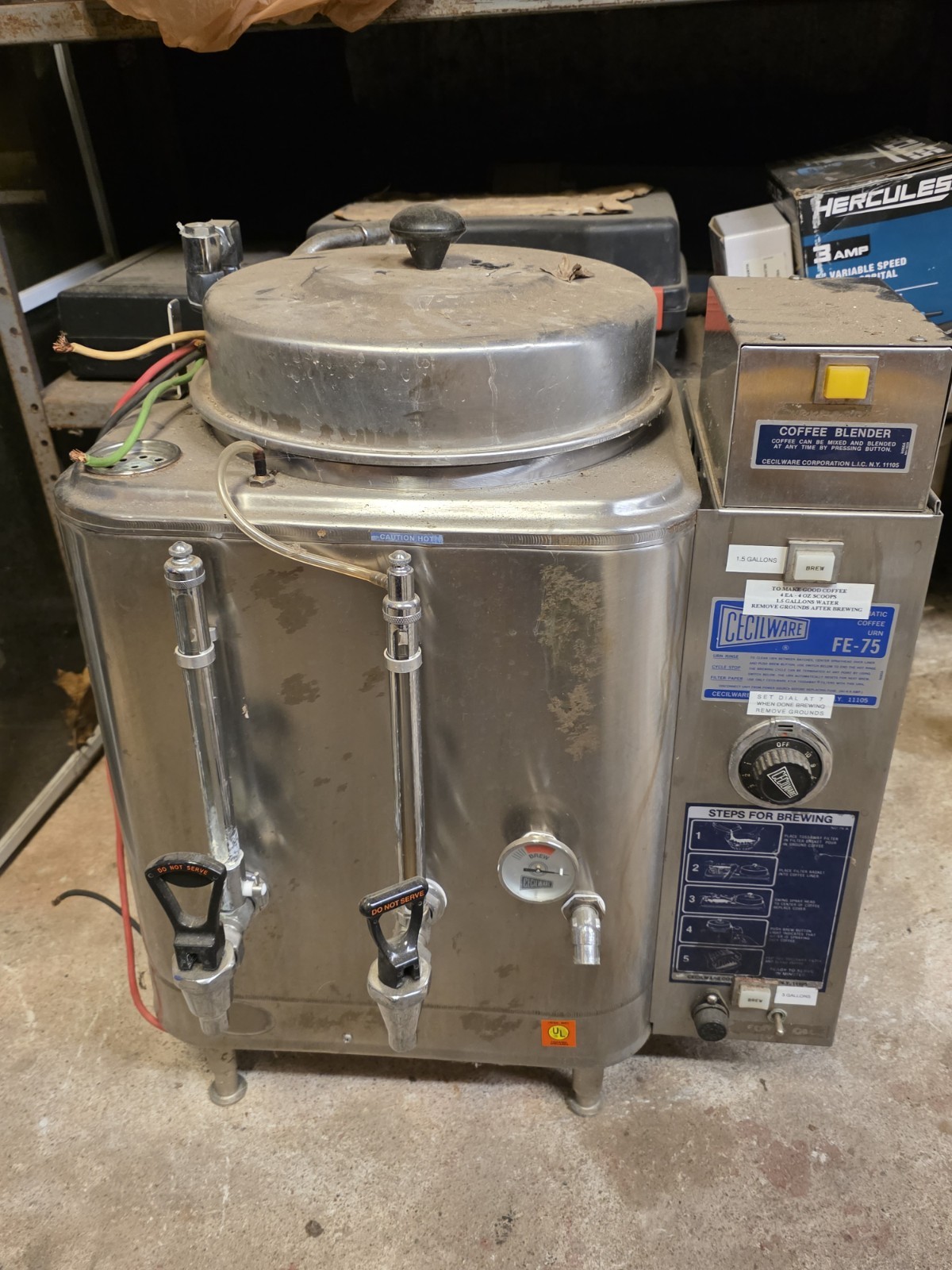 Cecilware FE-75 Automatic Coffee URN
