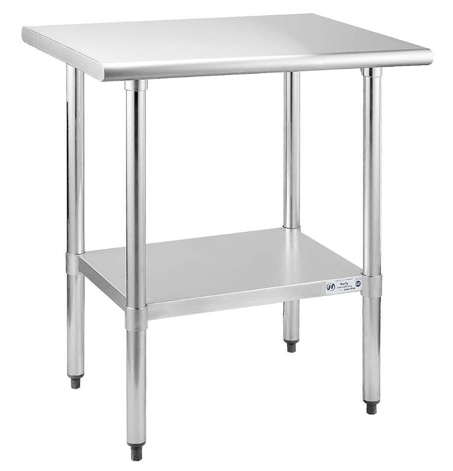 Stainless Steel Prep Table 24/36/48/60/70» NSF Commercial Kitchen Work Table