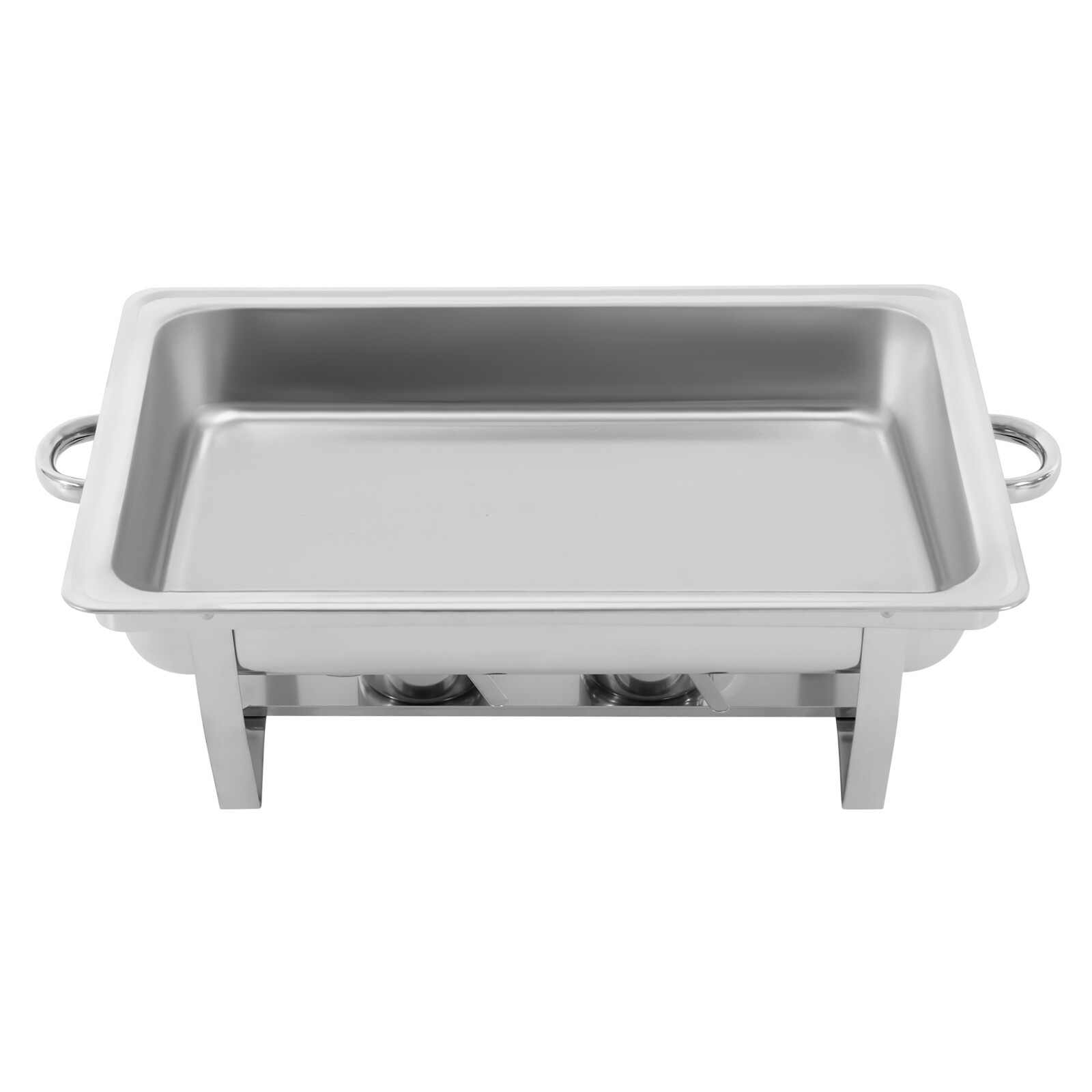 3 Pan Food Warmer Stainless Steel Buffet Set Food Pan Catering Chafer with Lid