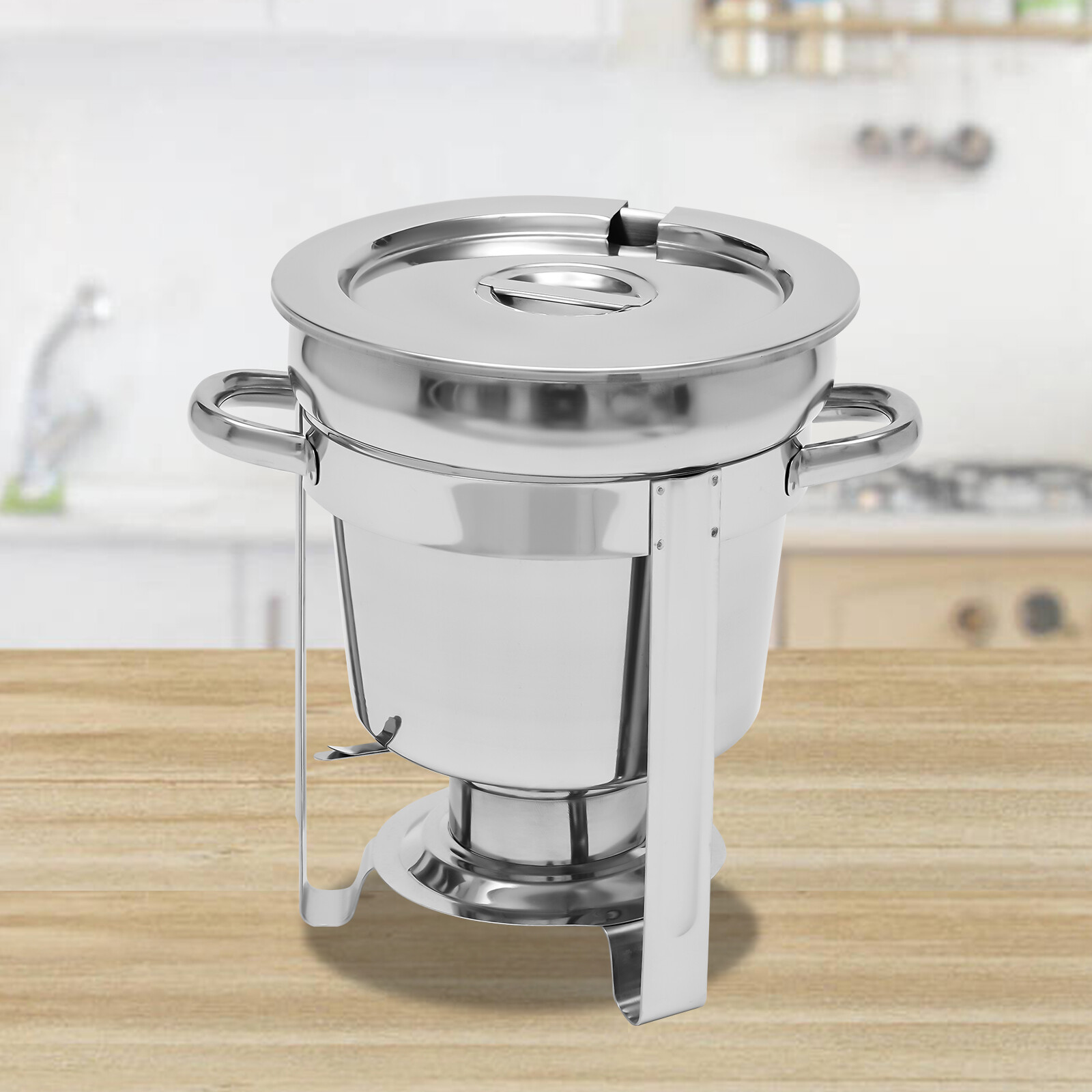 Chafing Dish Sets Round Buffet Catering Restaurant Chafer Food Warmer 7.4 Quart