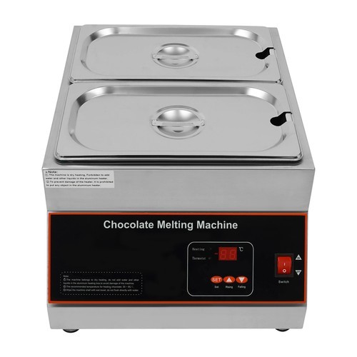 2-Pots Chocolate Melting Machine Electric Chocolate Melting Pot Chocolate Melter