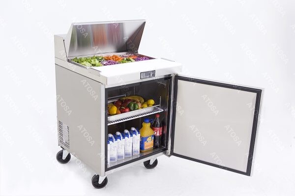 Atosa MSF8301GR 27″ 1 DOOR Sandwich Prep Refrigerator WITH 5 YEAR PARTS & LABOR!