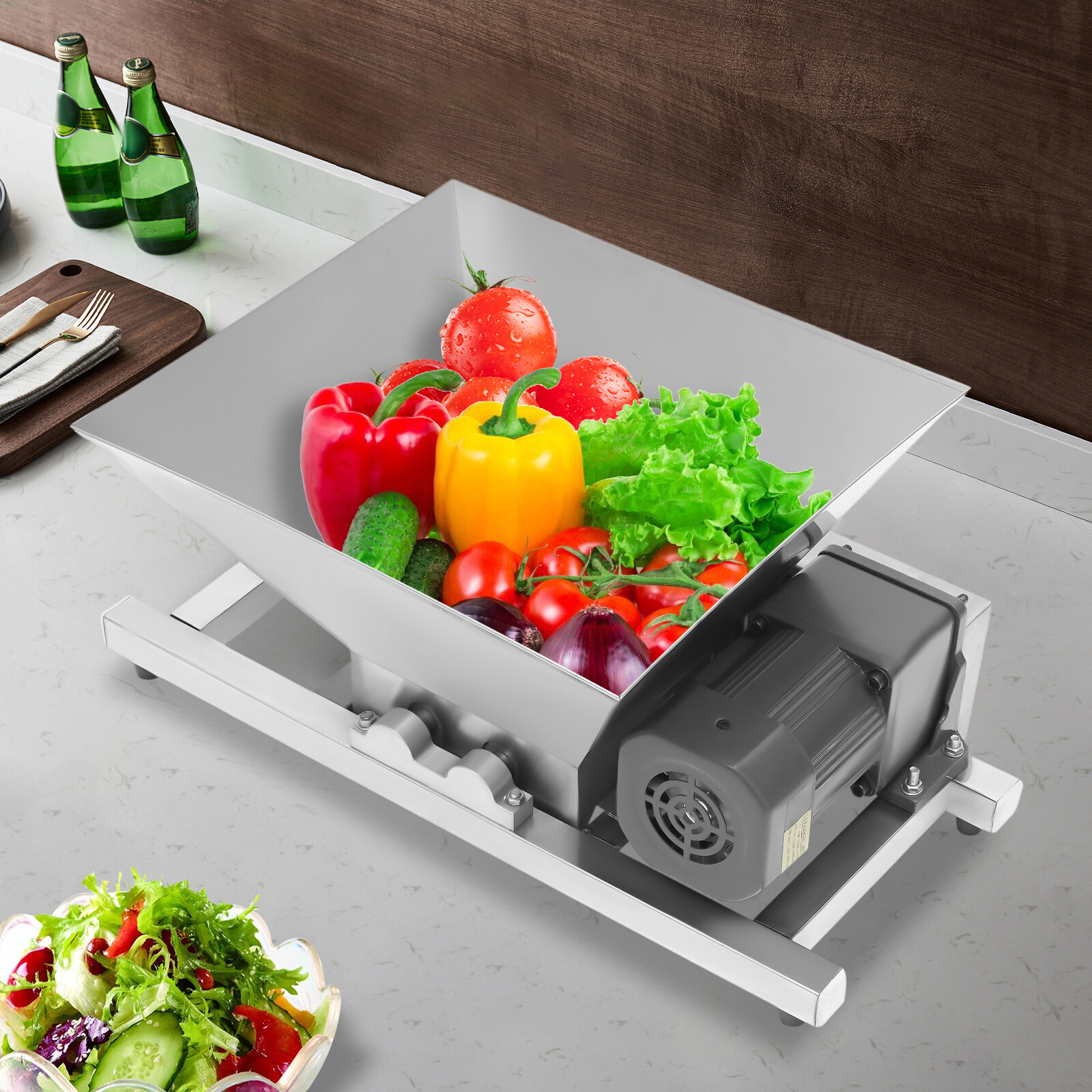 4L Electric Fruit Grinding Crushing Machine Commercial Fruit Breaking Machine