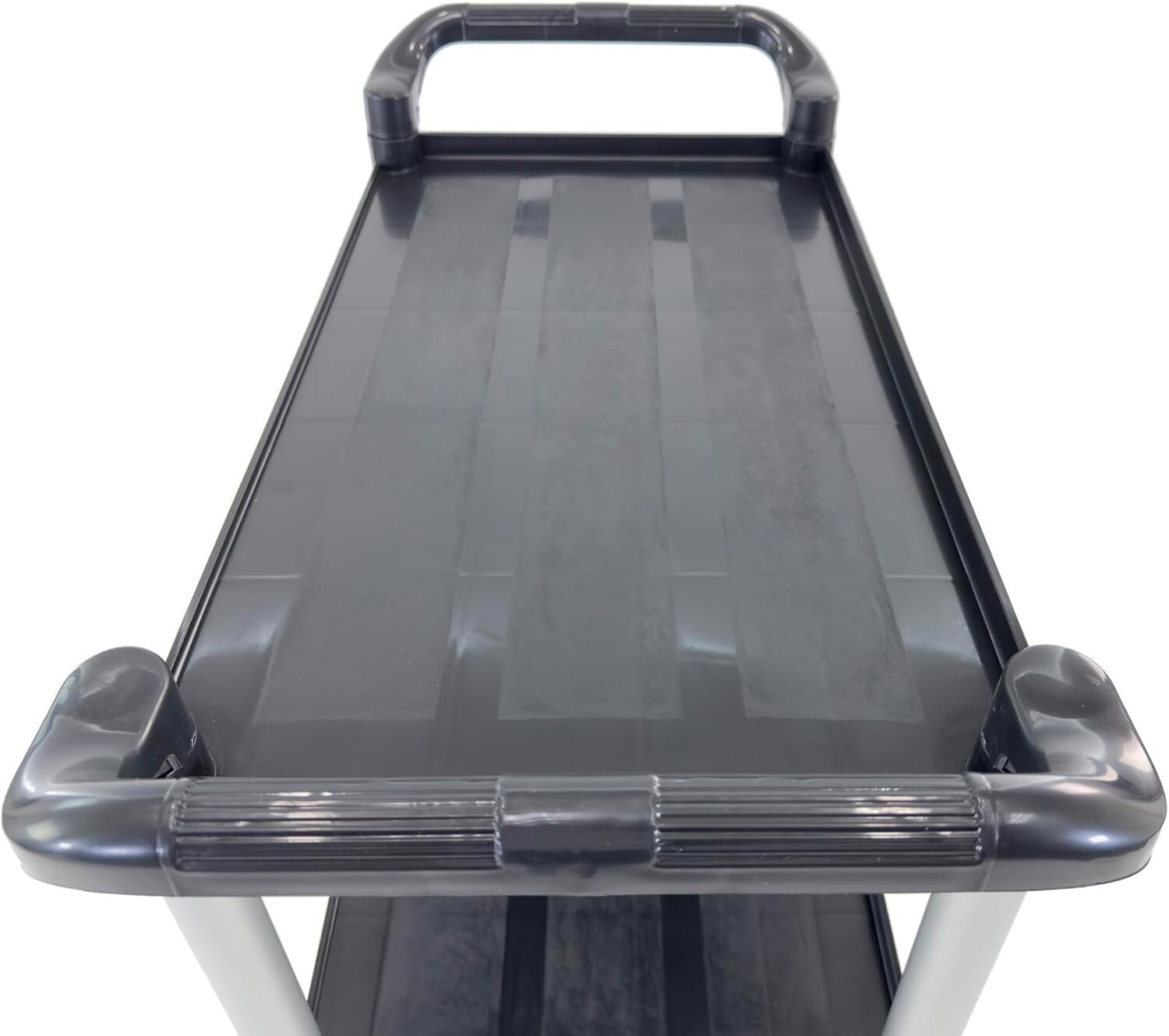 Commercial 3-Shelf Rolling Service Utility Cart | Capacity 390 lbs. | 37″ x 33″