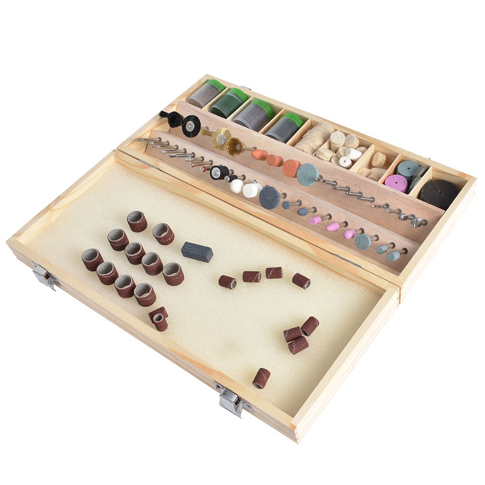 228 Pack Grinding Sanding Polishing Drilling Tool Accessory Kit Rotary Tool